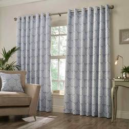 Paoletti Horto Jacquard Botanical Lined Eyelet