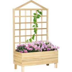 OutSunny Garden Planters Trellis