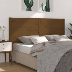 vidaXL Per Letto Miele 206x4x100 cm In Legno Massello Di Pino Testiera