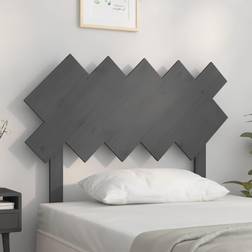 vidaXL grey, 104 Pine Bed Headboard