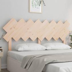 vidaXL Sengegærde 159,5 x 3 x 80,5 cm Massivt Fyrretræ Sengegavl