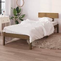 vidaXL Bed Frame Honey Brown