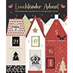 Leuchtender Advent: Edler Adventskalender-Leporello mit 24 transparenten Türchen