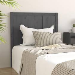vidaXL grey, 80.5 Pine Bed Headboard