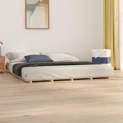 vidaXL 160x200 massivt fyrretræ Sengeramme