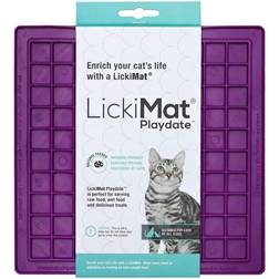 LickiMat Cat Playdate Purple 20X20Cm