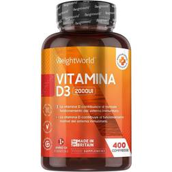 WeightWorld Vitamin D3 2000 IE 400