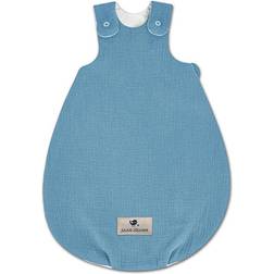 Julius Zöllner Babyschlafsack Musselin blau 56/62