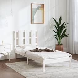 vidaXL Bed Frame White Sängram