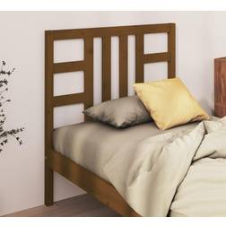 vidaXL Meuble De Chambre À Coucher Marron Miel 96x4x100 cm Bois Massif de Pin Tête de lit