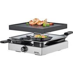 Spring Raclette4 CLASSIC Raclettegert silberfarben