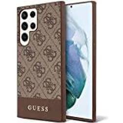 Guess Hardcase 4G stripe collection Samsung Galaxy S23 Ultra Brun