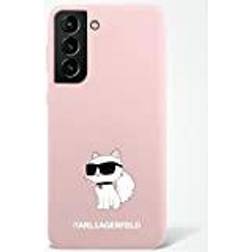 Karl Lagerfeld Hülle KLHCS23LSNCHBCP Samsung S23 Ultra S918 rosa silikon Choupet