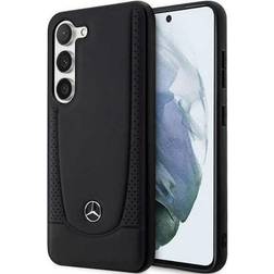 Mercedes-Benz Mercedes Dėklas Samsung Galaxy S23 Plus MEHCS23MARMBK Juodas HC Leather Urban