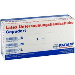 Param Einmal Latex gepudert L 100 St.