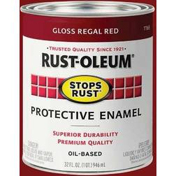 Rustoleum Stops Enamel Oil Base Interior/Exterior Gloss Regal Case Red