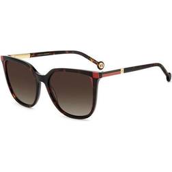 Carolina Herrera HER 0140/S Calibre Havana Red/Brown Shaded