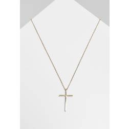 Urban Classics Big Basic Cross Necklace - Goldfarben