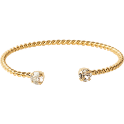 Caroline Svedbom Mini Twisted Bracelet - Gold/Transparent