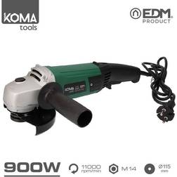 Meuleuse EDM Koma Tools 900W Ø115MM 40x22cm