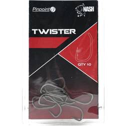 Nash Pinpoint Twister Barbless Hook Grey 6