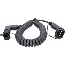 KS Tools Cavo Di Ricarica A Spirale Efuturo Tipo 2 7.4 kW 32 a 230 v 5 Metri