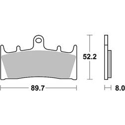 TRW Brake Pad Mcb659Crq