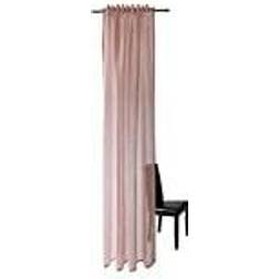 Homing Transparent Curtain Plain Rose 245 x 140 cm