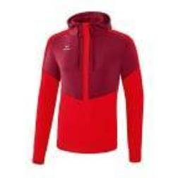 Erima Squad Kapuzenpullover bordeaux/red 128