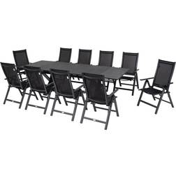 Outflexx Garten Anthrazit Matt Tisch 180x100 cm Essgruppe
