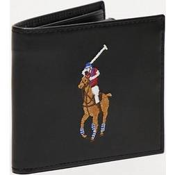 Polo Ralph Lauren Leather Coin - Musta
