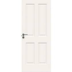 Swedoor Massiv Indvendig Dør 92.5 200 cm Hvid Inderdør (x210cm)