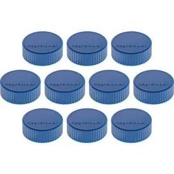 Magnetoplan Magnet D34mm x 13 mm Rond Bleu Foncé 10 pcs Dblau