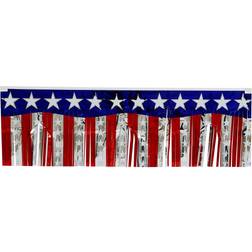 Beistle Stars Stripes Fringe Banner