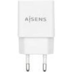 Aisens Cargador USB 10W Alta Eficiencia, 5V/2A, Blanco