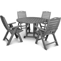 Polywood Nautical 5-piece Patio Dining Set