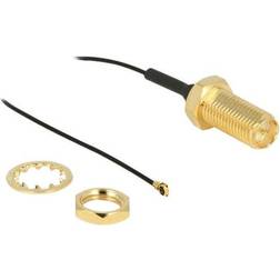 DeLock 90478 0.35 m RP-SMA-MHF Black