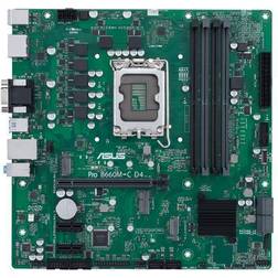 ASUS Pro B660M-C D4-CSM 1700 Micro-ATX Commercial Motherboard PCIe 4.0 DDR4 2xM.2 Slots M.2 Slot Only (Key E)