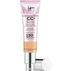 IT Cosmetics CC+ Cream Illumination Full-Coverage Foundation with SPF50+ Medium Tan