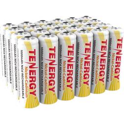 Combo: Tenergy NiCD AA 1.2V 1000mAh Rechargeable Battery 24-pack for Solar/Garden Lights