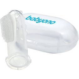 BabyOno Fingerzahnbürste aus Silikon mit Box 1 St