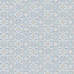 Advantage Gautier Blue Tessellate Wallpaper