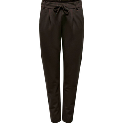 Only Pantalon Cordon d'attache noir en Viscose Sofia