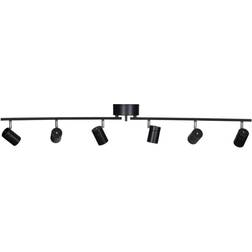 By Rydéns Correct 6 Ceiling Light Matt Black Spotlight