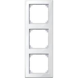 Merten M-SMART frame, 3-gang, polar white glossy, 478319