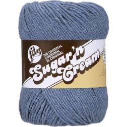 Lily Sugar'n Cream Super Size Yarn Solid Blue Jeans