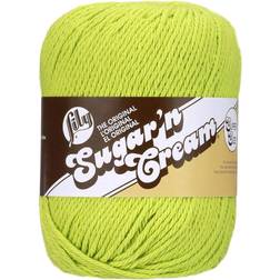 Lily Sugar'n Cream Yarn Solids Super Size-Hot Green