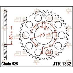 JT Sprockets JT Sprockets Sprocket Rear 40T 525