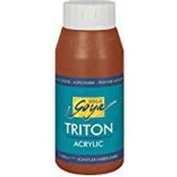 Kreul Künstlerfarbe Bastelfarbe, Triton 750ml (Braun, 750 ml)