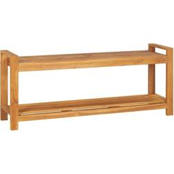 vidaXL Bench 120 Cm Solid Teak Wood Banc de Jardin